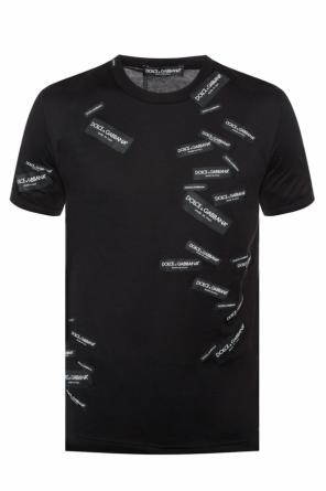 Logo-patched t-shirt, zdjęcie 1 Logo-patched t-shirt od Dolce & Gabbana